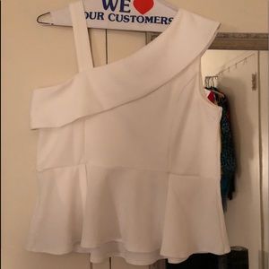 Thalia Sodi peplum Top XL